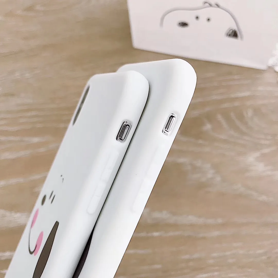 Простой мультяшный аниме щенок чехол для телефона iphone Xs MAX XR 6 6s 7 8 plus конфеты