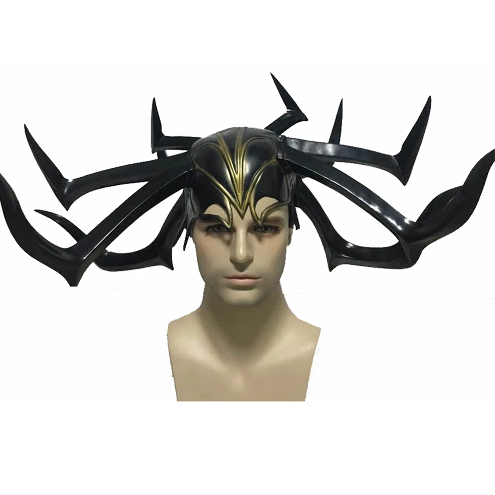 2018 Новое поступление Тор: Ragnarok Hela шлем карнавальный костюм из фильма реквизит