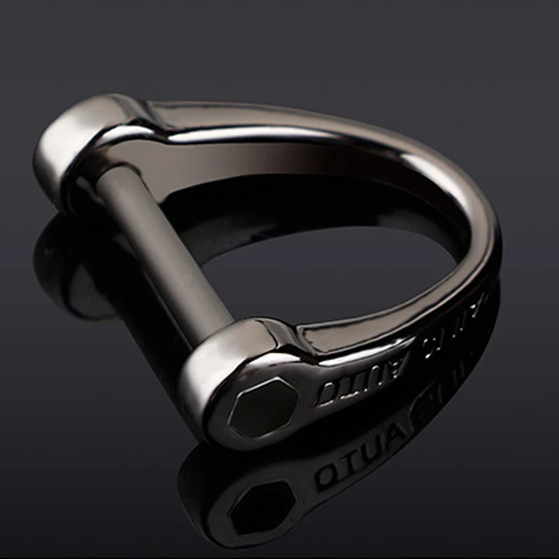 Кольцо для ключей стайлинга автомобиля 1 шт. толстый стержень Классический