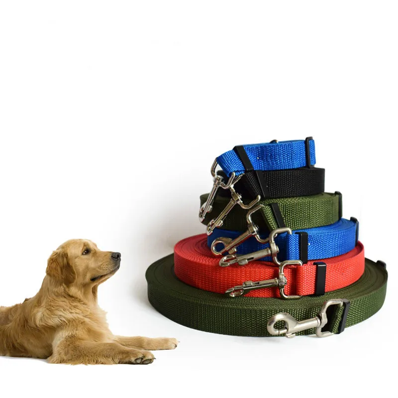 Нейлоновая шлейка-поводок для дрессировки 5-50 м ширина 2 5 см | Дом и сад