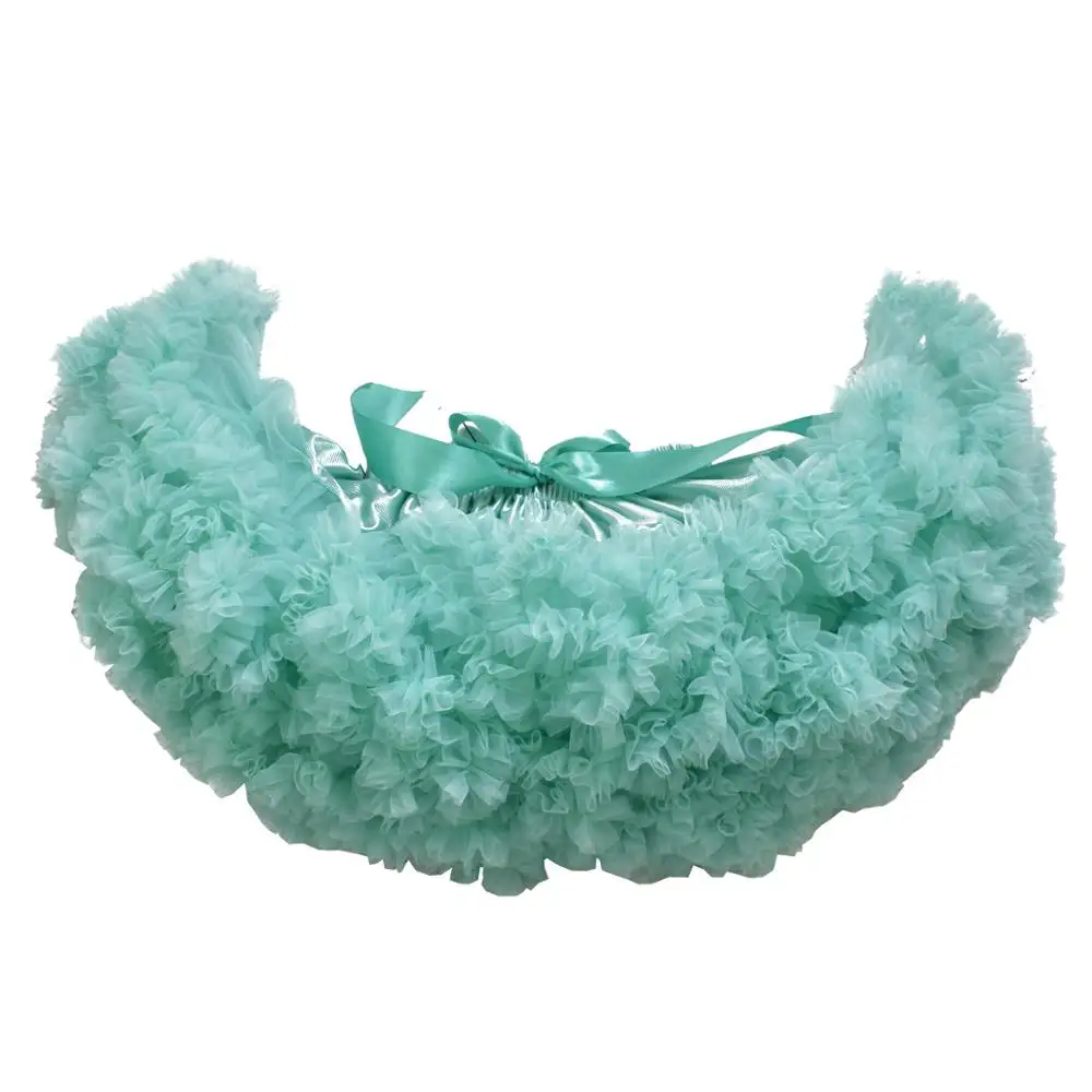 Детская Радужная танцевальвечерние балетная юбка пачка для девочек фатиновая