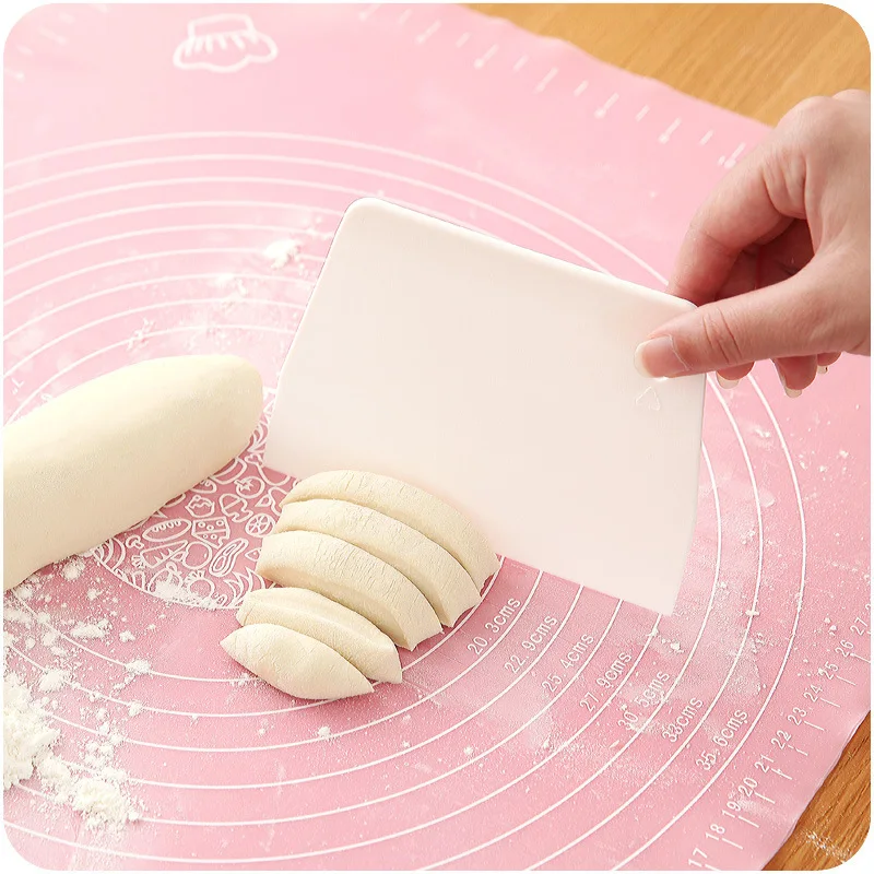 Plastic Dough Pastry Cutter Slicer Blade Fondant Cake Bread Pasty Scraper Kitchen Baking Tool | Дом и сад