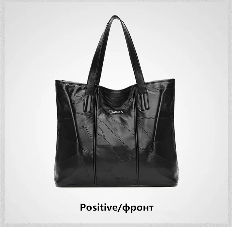 Sheepskin Stitching Handbag Handbag For Women Shopper Tote Luxury Designer sac a main High Quality Vintage Fashion Shoulder Bag
