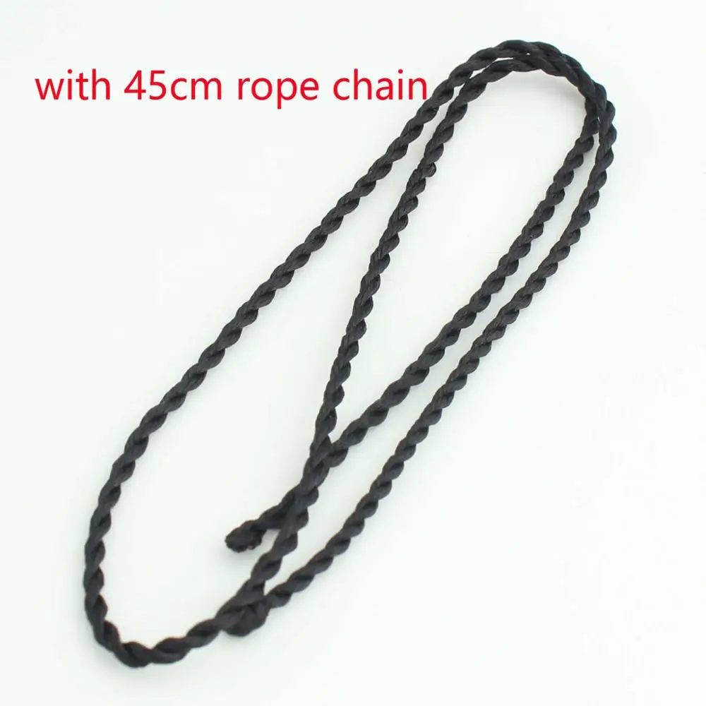 with rope chain Новейший Эфиопский ювелирные изделия с чеканкой наборы 24 K золотой цвет кулон/ожерелье/серьги/Кольцо/браслет женские свадебные изделия - Окраска металла: with rope chain