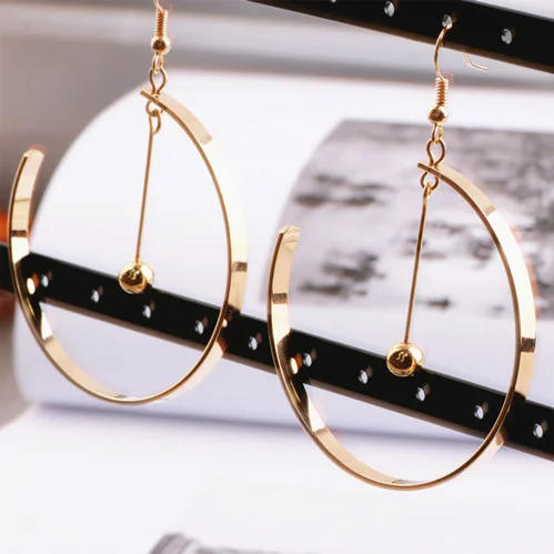 6 шт оппер форма музыкальные Подвески ушные крючки Серьги Оптовая Продажа Модные