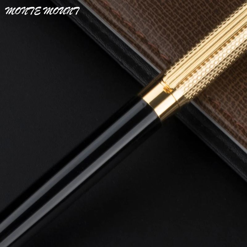 Роскошные Металлические Шариковые Ручки для бизнеса подарок Золотая сетка и