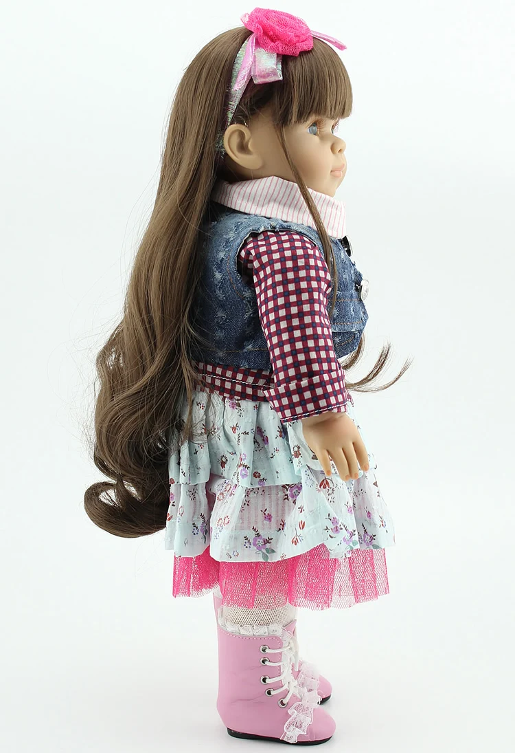 Кукла NPKDOLL 18 дюймов силиконовая виниловая reborn детские игрушки американская кукла