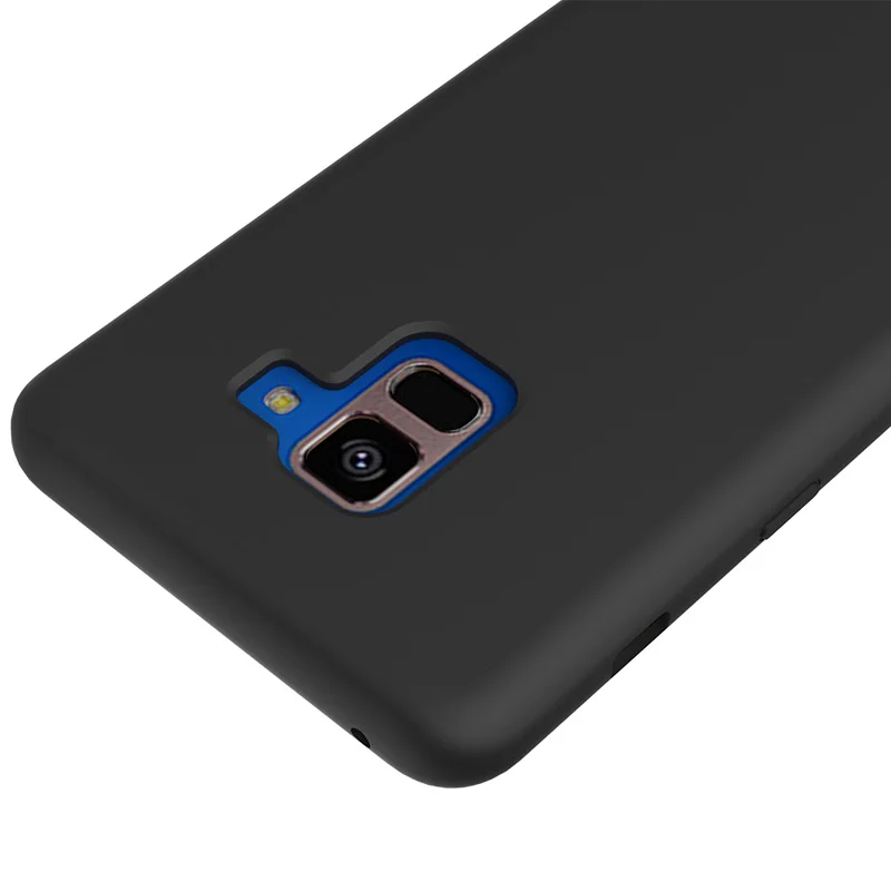 Жидкий силиконовый чехол для samsung Galaxy A8 Plus A530F A730F мягкий гелевый резиновый чехол высокого качества