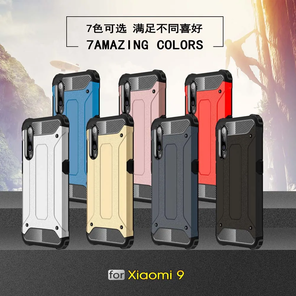 Armor Case for XIAOMI Mi 9 SE Mi9 Mi9SE Phone Bumper Play MiPlay Mix 3 Mix3 Protection Cover 7 |