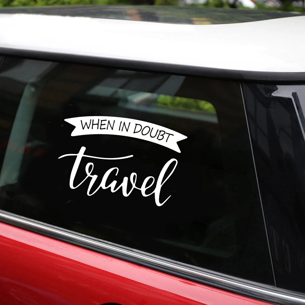 В сомнений дорожные наклейки автомобильная наклейка украшение для стайлинга
