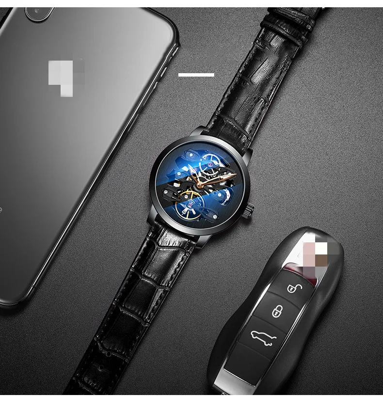 AILANG Tourbillon часы мужские часы Топ бренд класса люкс из нержавеющей стали спортивные часы водонепроницаемые автоматические механические часы для мужчин
