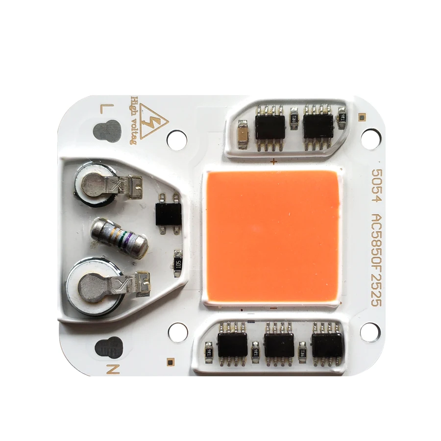 Светильник LED COB для роста растений полного спектра вход 220V AC 30W50W 100W внутреннее семечко и цветение.