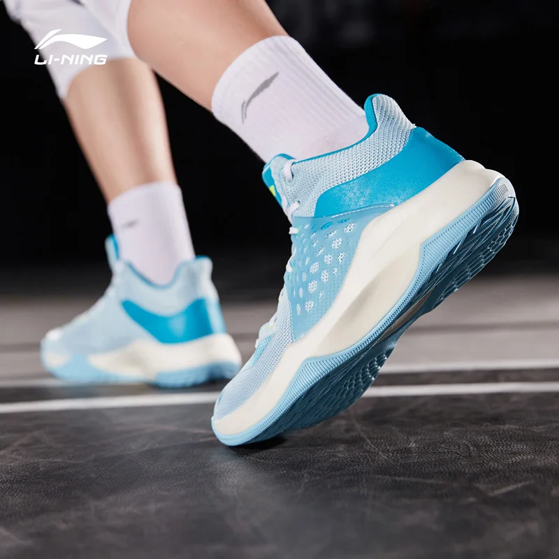 Li-Ning/мужские кроссовки для баскетбола SONIC TD On, светильник из дышащего ТПУ материала, спортивная обувь с подкладом, кроссовки ABPP029 XYL249