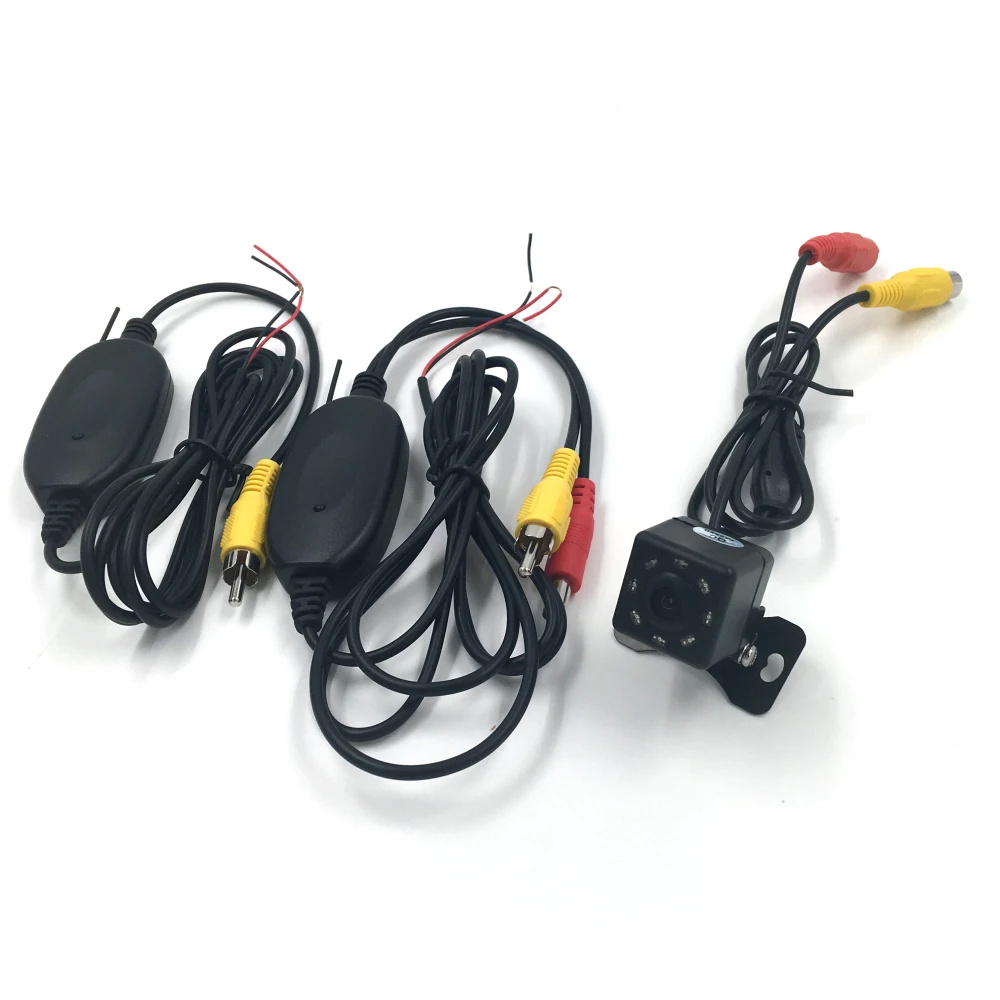 Новая Автомобильная мини камера заднего вида с 8 светодиодами + 2 4G беспроводной