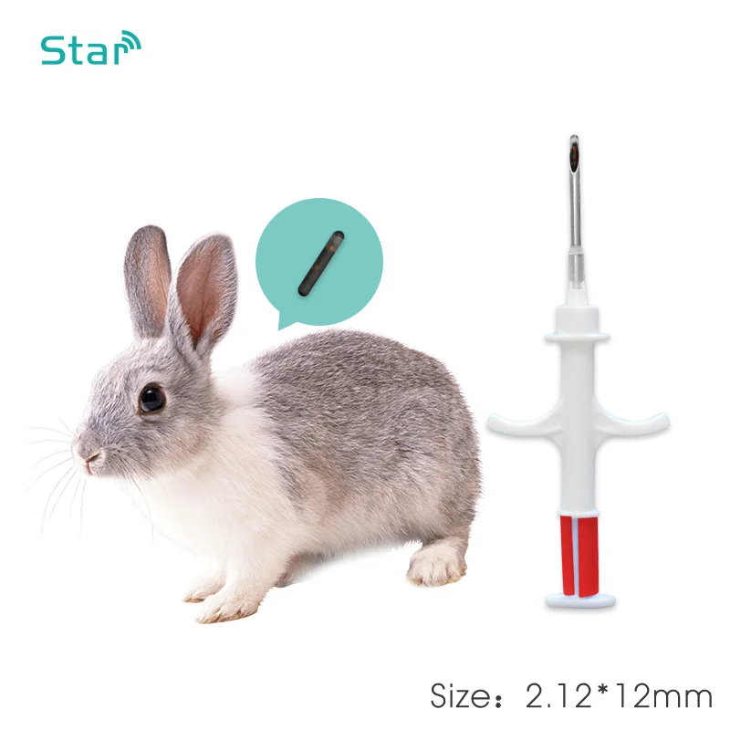 ISO11785/84 FDX B Pet микрочип шприц животных RFID тег pet id инжектор собака низкочастотный