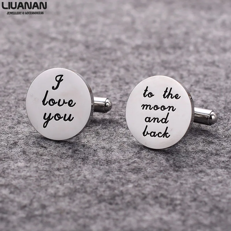 Свадебные Запонки для папы невесты жениха дня отца подарок на день рождения