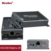 44 hsv891 matrix hdmi extender with ir over cat5 transmitter and receiver via cat6 to utp rj45 ethernet hdmi extender over ip
