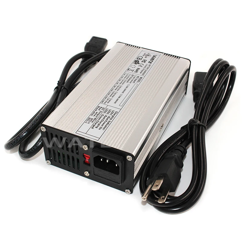 12 6v 10a charger 12v li ion battery smart charger used for 3s 12v li ion battery input 100 240vac aluminum shell free global shipping