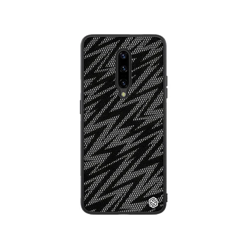 Чехол для OnePlus 7 Pro, чехол для Oneplus 7, чехол NILLKIN Twinkle, роскошный чехол из искусственной кожи, Гибкая Рамка из ТПУ и поликарбоната, чехол для телефона - Цвет: Lightning Black
