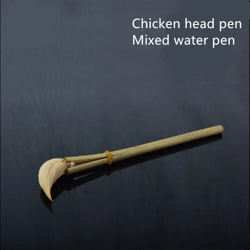 Синяя и белая кисть для курицы ручка подводной глазури смешанная вода мягкая