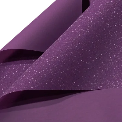 purple 20 шт оберточная бумага для букетов цветов Матовая Сияющая Звезда звездное небо цветы подарочная оберточная бумага - Цвет: purple