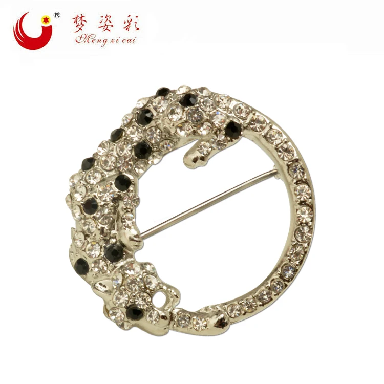 Новинка 2019 модные булавки с леопардовым принтом круглая брошь Мужская булавка