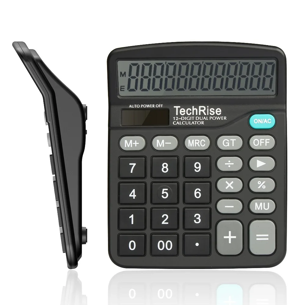 TechRise Calculator Dual-Powered Standard Function Desktop for Office and Business use | Компьютеры и офис