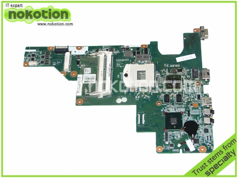 Материнская плата NOKOTION 646176 001 для ноутбука HP CQ43 intel HM55 ATI HD 6370 DDR3 полностью
