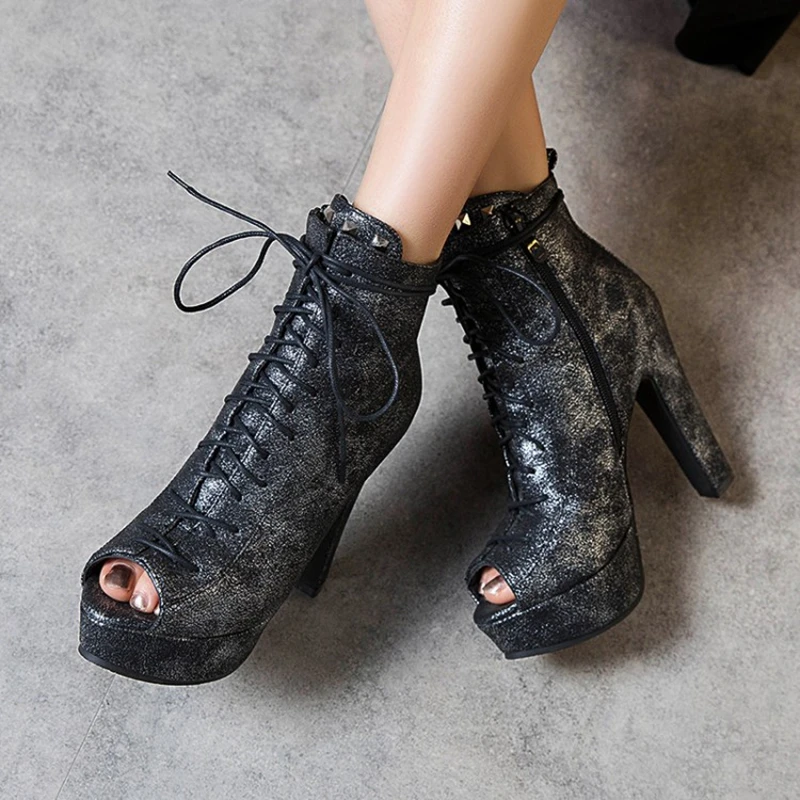 BLXQPYT женская обувь гладиаторские сандалии супер свадебная на высоком каблуке 12