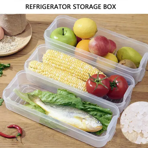 Reusable Kitchen Fridge Food Fruit Storage Container Clear Preservation Box Case | Дом и сад