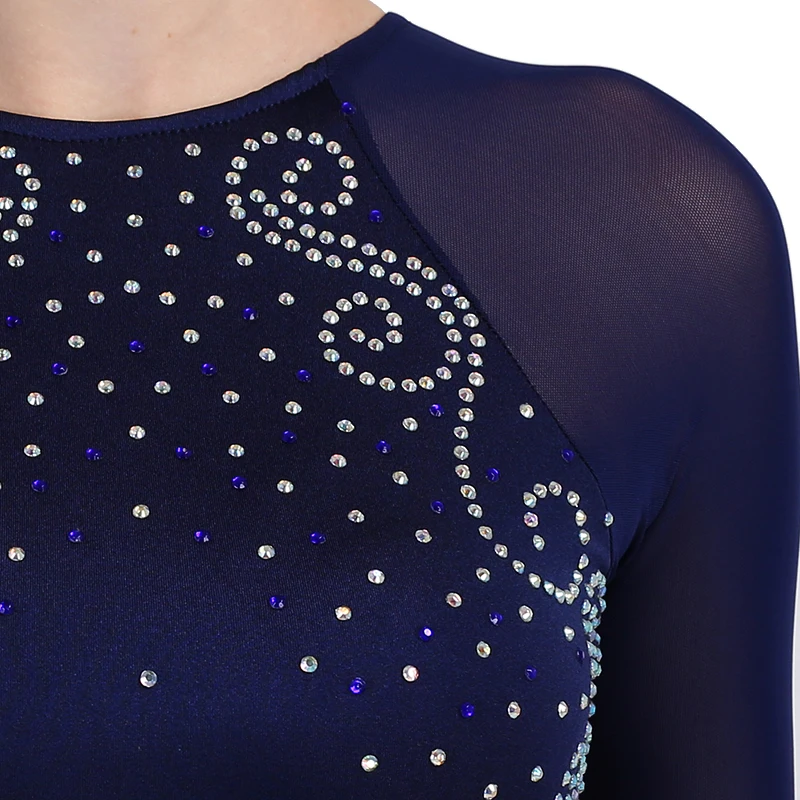 Новинка 2020 яркое платье для катания на коньках женское с длинным рукавом детей и