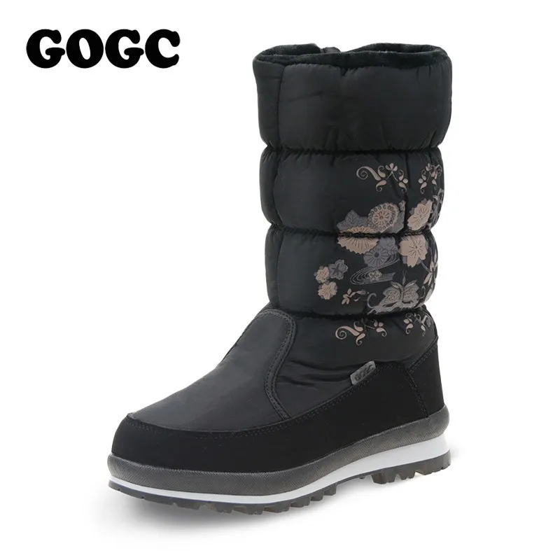 GOGC дутики женские; сапоги женские; дутики женские сапоги; сапоги женские зимние; женские сапоги до колена; Женские зимние сапоги; белые сапоги; зимние ботинки для женщин; Женские сапоги; зимние сапоги для женщин 9620 - Цвет: G9620-1