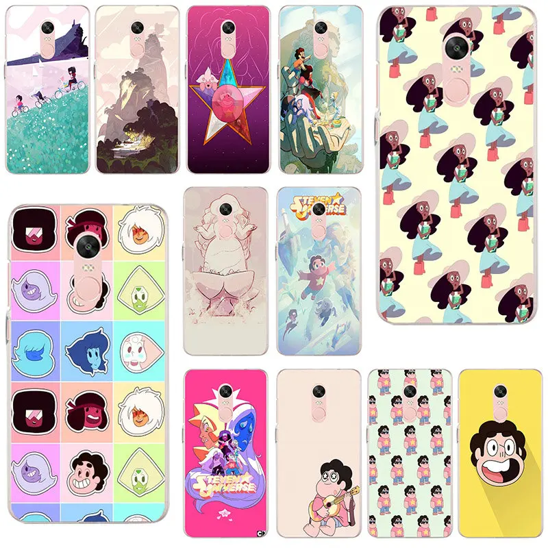 Slim Soft TPU Phone Cases for Xiaomi Redmi Mi Note 4X 2 3 3S 4A 5 6 5S 5X 5A 6X Pro Plus Coque Shell Cartoon Steven Universe | Мобильные