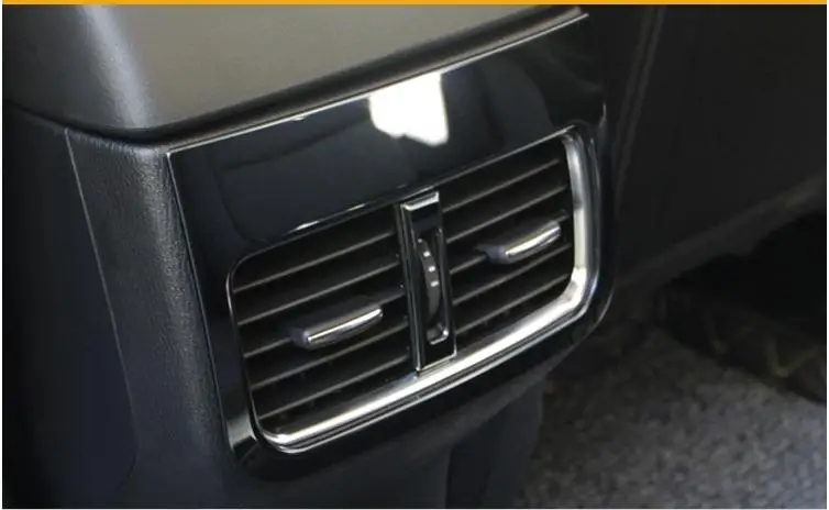 Car Rear Console Air Conditioner Outlet Frame Cover Trim Stickers Styling For Mazda CX-5 CX5 2017 2018 KF | Автомобили и