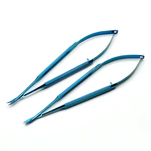 Офтальмологические ножницы для роговицы, 12,51416 18 см, из титана для эстетической пластической хирургии