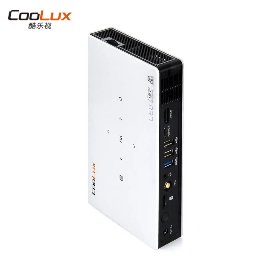 Coolux X5 Portable DLP Android Projector 500 ANSI Lumens Full HD 1080p 3D WIFI Home Theater Proyector Beamer | Электроника