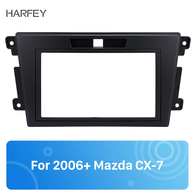 Harfey 2 DIN Автомобильная панель для радио обшивка комплект Авто Стерео установка Mazda