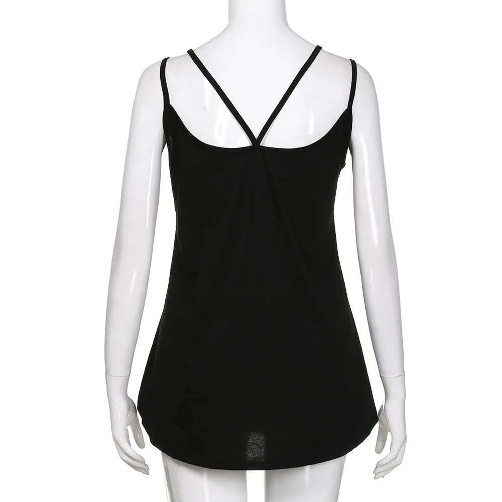 Women's Loose Casual Sexy O Neck Pleated Flowy Tank Top solid Sleeveless Cotton summer tops hot sale plus size 5XL#YJP