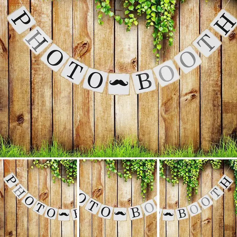 Элегантные свадебные украшения события поставки женат Свадьба Бантинг Баннер