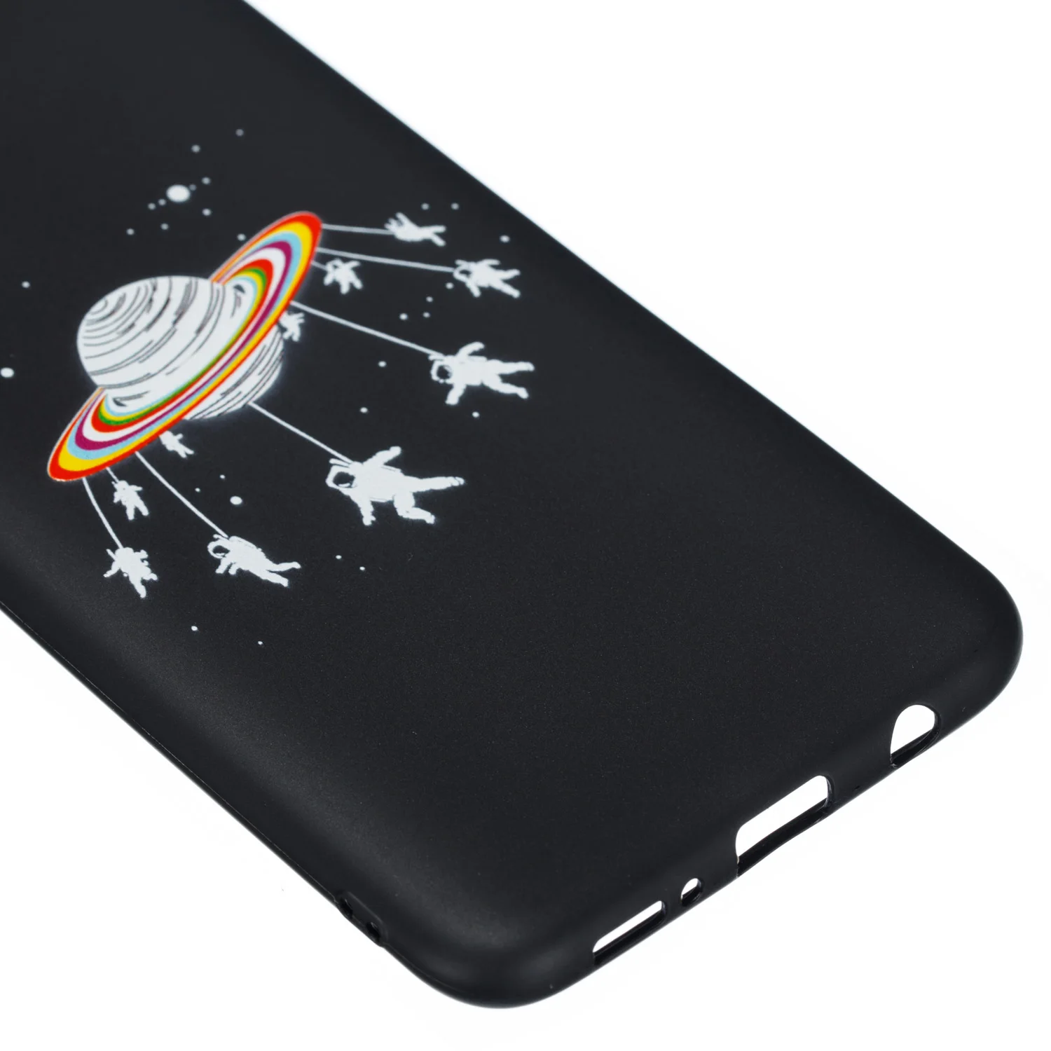 Painted Cases For Samsung Galaxy A70 A50 A40 A30 A5 A6 A7 A8 Plus 2018 2017 J4 J6 Prime Cover Slicone Black Matte A520 A750 |