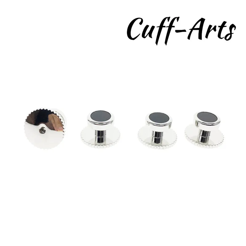 Cuffarts 2018 Новая мода Зажимы для галстука украшения свадебные серебряные родиевая