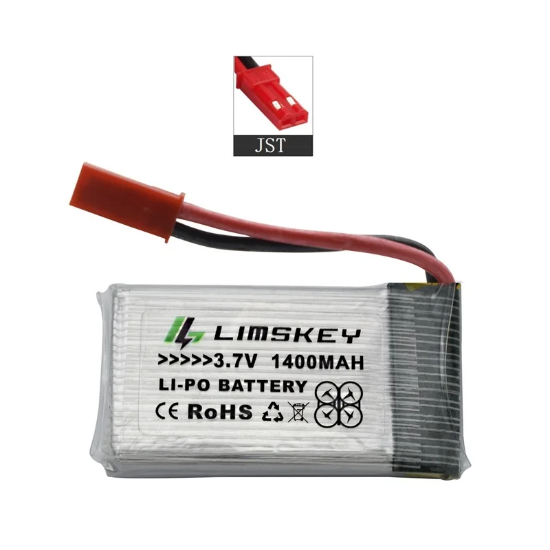 Цвет: желтый 1400 мАч 3,7 в lipo Батарея для SYMA X5 X5S X5C X5SC X5SH X5SW M18 H5P HQ898B HQ859B H11D H11C T64 T04 T05 F28 F29 T56 T57 Батарея - Цвет: Цвет: желтый
