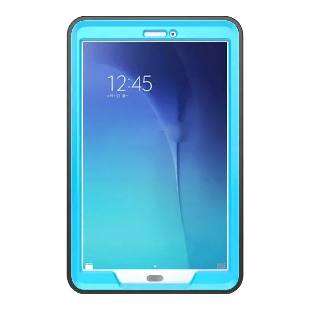 3 в 1 роскошный умный чехол из кожи+ ТПУ+ поликарбоната для samsung Galaxy Tab E 9," SM-T560 T561 противоударный сверхпрочный силиконовый чехол
