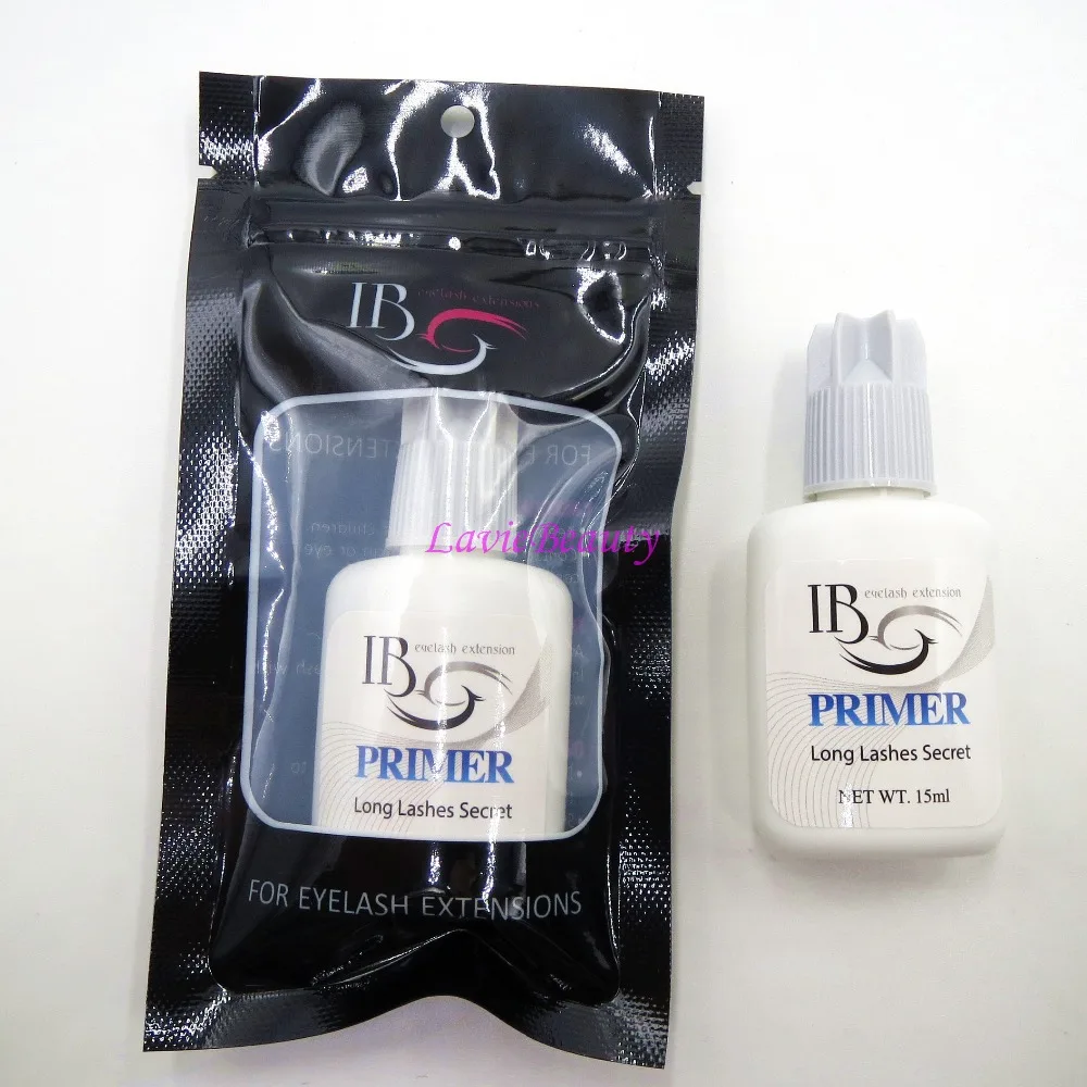free shipping 5 bottles ibeauty Eyelash Extensions clear Primer for Eyelash Application From South Korea 15ml/bottle