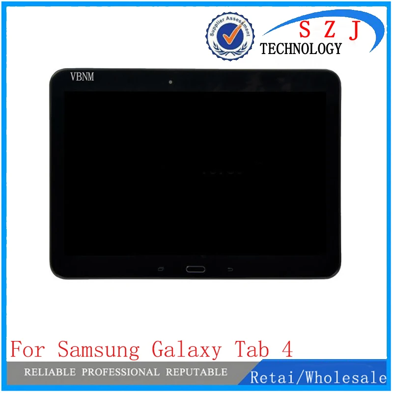VBNM 10,1 дюймов для samsung Galaxy Tab 4 T530 T531 T535 ЖК-дисплей Дисплей+ Touch Панель Экран Стекло планшета Ассамблеи+ рамка
