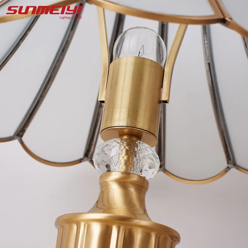 Современные светодиодсветодиодный настольные лампы медные прикроватные