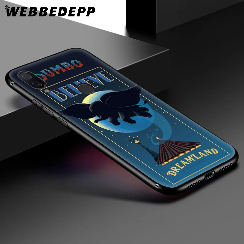 Мягкий чехол WEBBEDEPP Dumbo Movie для Xiaomi Redmi K20 7A 4A 4X 5 5A 6 6A S2 Note 8 4 7 Pro Plus Prime |