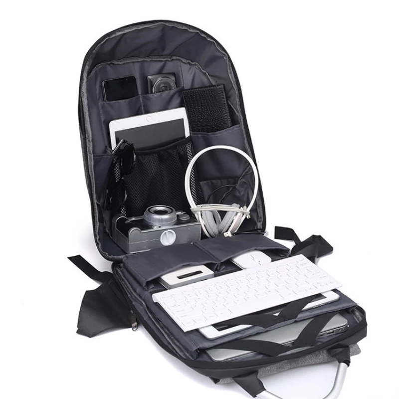 Модный мужской рюкзак для ноутбука USB зарядка Компьютерные рюкзаки большая