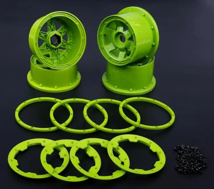 Нейлоновая колесная втулка super star с кольцевым замком для 1/5 HPI RACING KM Baja 5B 5T 5SC TDBX FS MCD