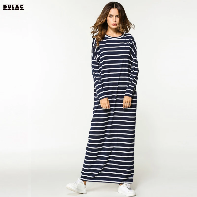 2018 осень новое поступление Для женщин мода на Ближнем Востоке одежда длинный